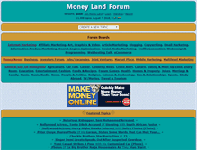 Tablet Screenshot of moneylandforum.com